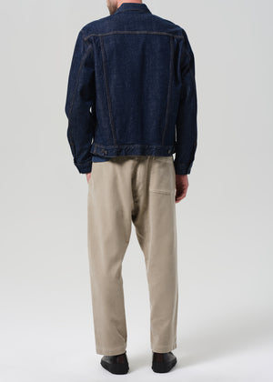 Pull On Pant French Terry Vintage Stone