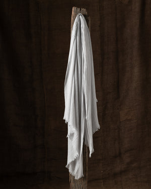705 Open Large Slow Cashmere Scarf Latte