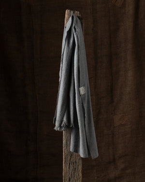 710 Simple Large Cashmere Throw Coal