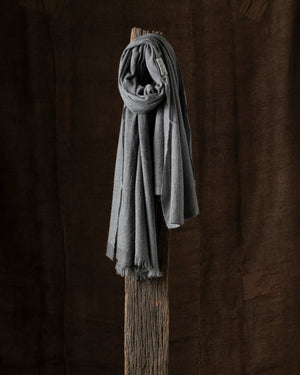 710 Simple Large Cashmere Throw Coal