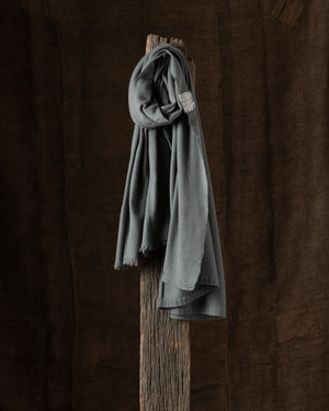 710 Simple Large Cashmere Throw Slate