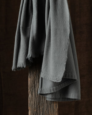 710 Simple Large Cashmere Throw Slate