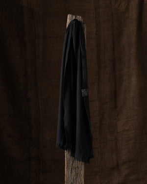 720 Simple Med VT Cashmere Throw Black