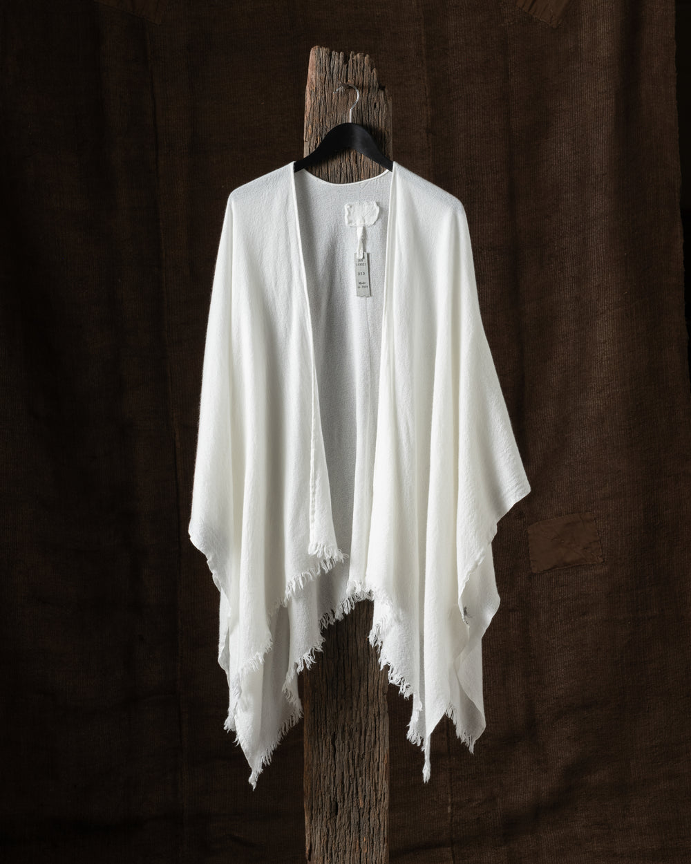 810 Pucho Wrap Slow Cashmere White O/S