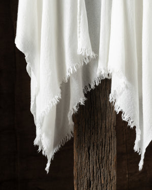 810 Pucho Wrap Slow Cashmere White O/S