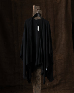 810 Pucho Wrap Slow Cashmere Black O/S
