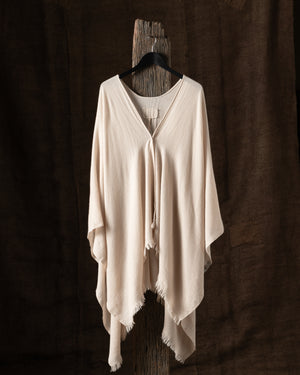 810 Pucho Wrap Slow Cashmere Latte O/S