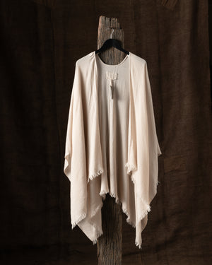 810 Pucho Wrap Slow Cashmere Latte O/S