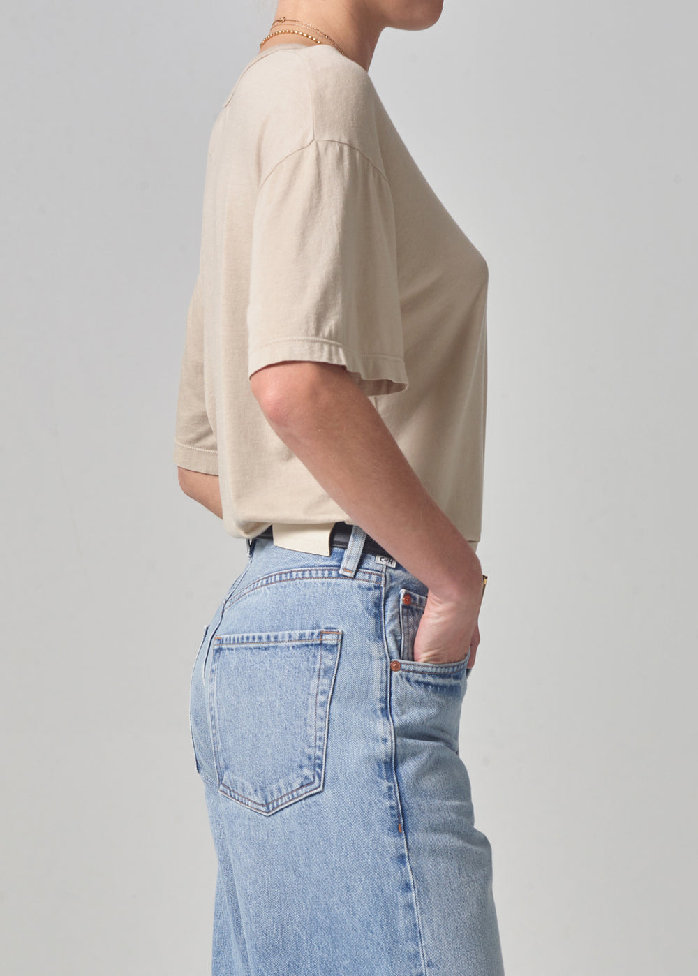 Elisabetta Relaxed Tee in Taos Sand