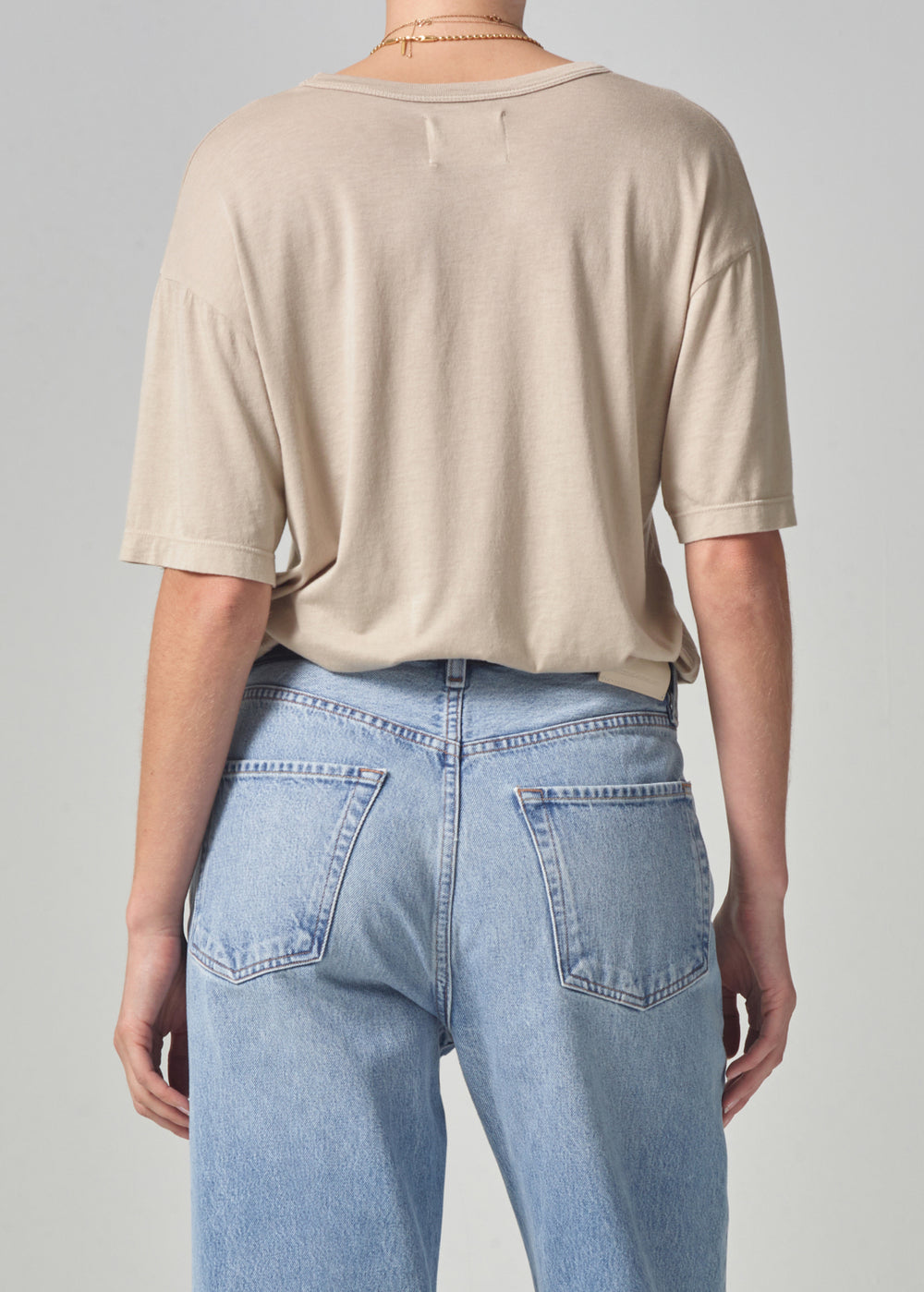 Elisabetta Relaxed Tee in Taos Sand