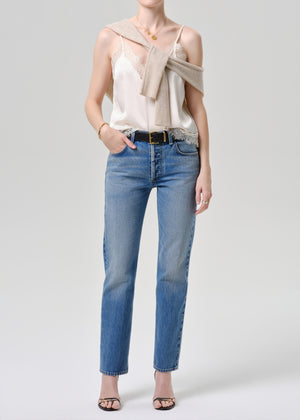 Lace Trimmed Cami Cream