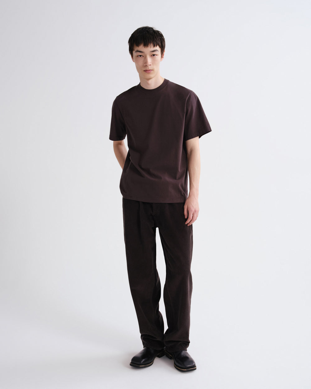 Asha Mock Neck Tee Forge