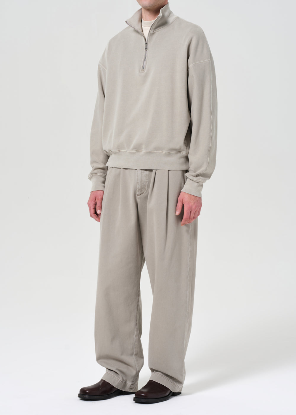 Idris Quarter Zip Wicker