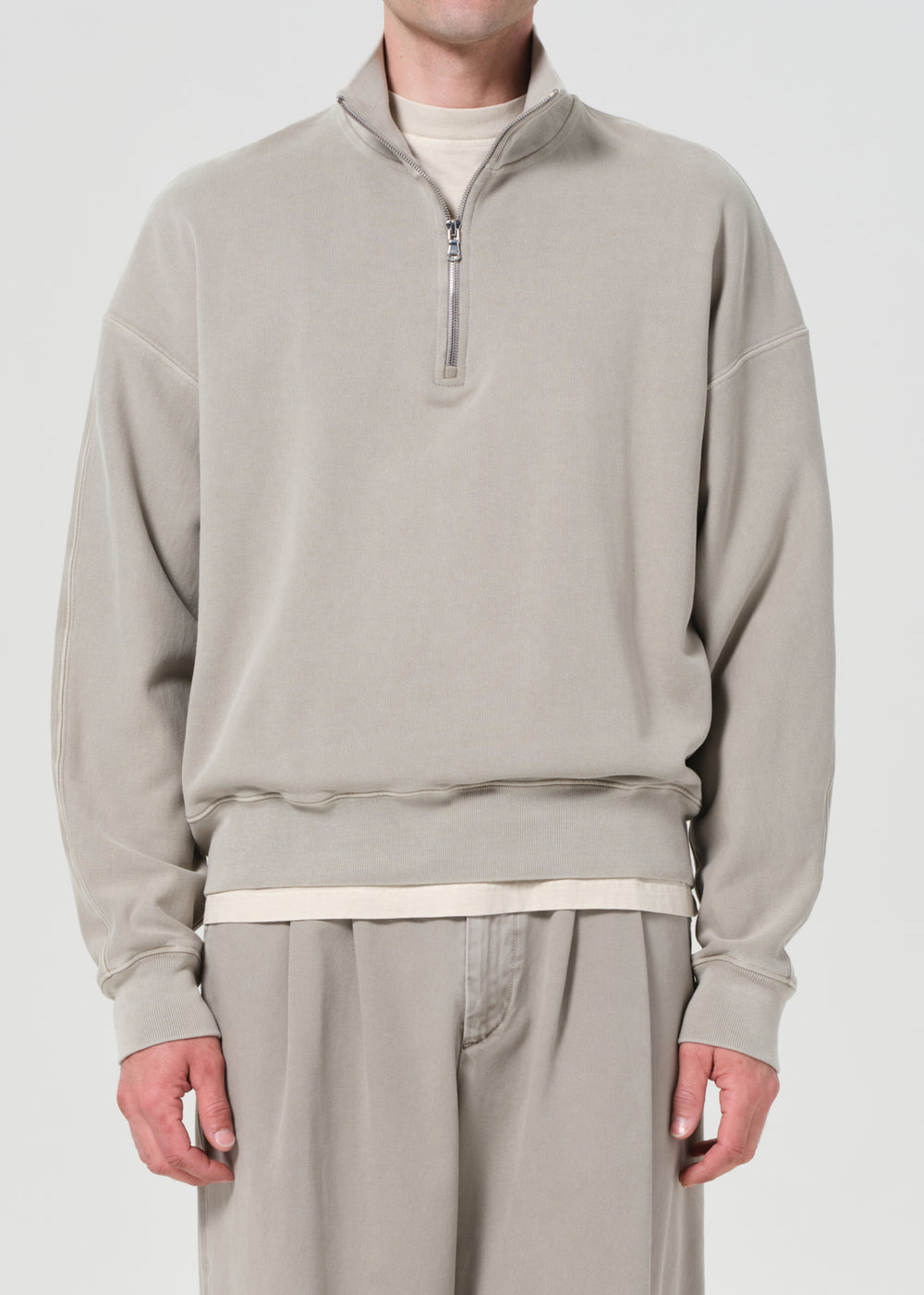 Idris Quarter Zip Wicker