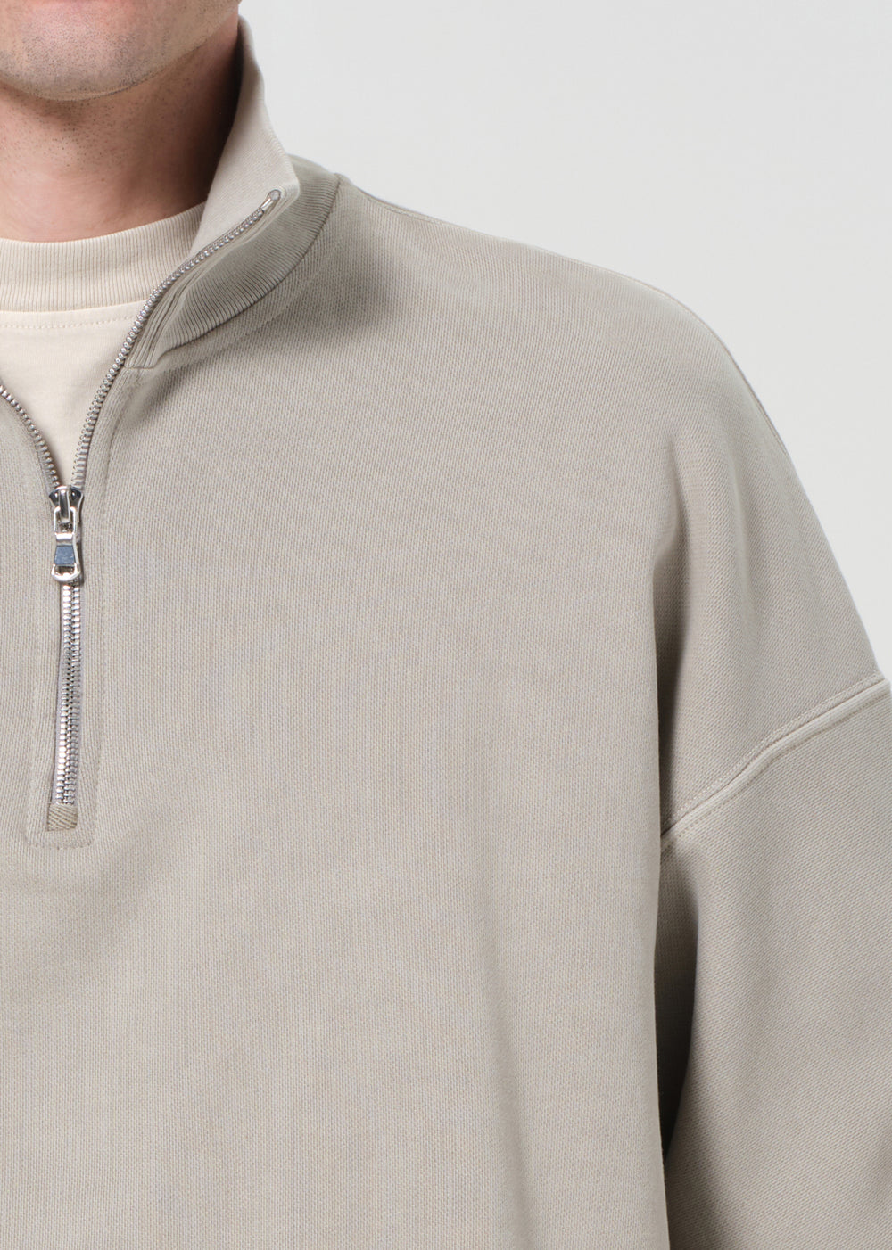 Idris Quarter Zip Wicker