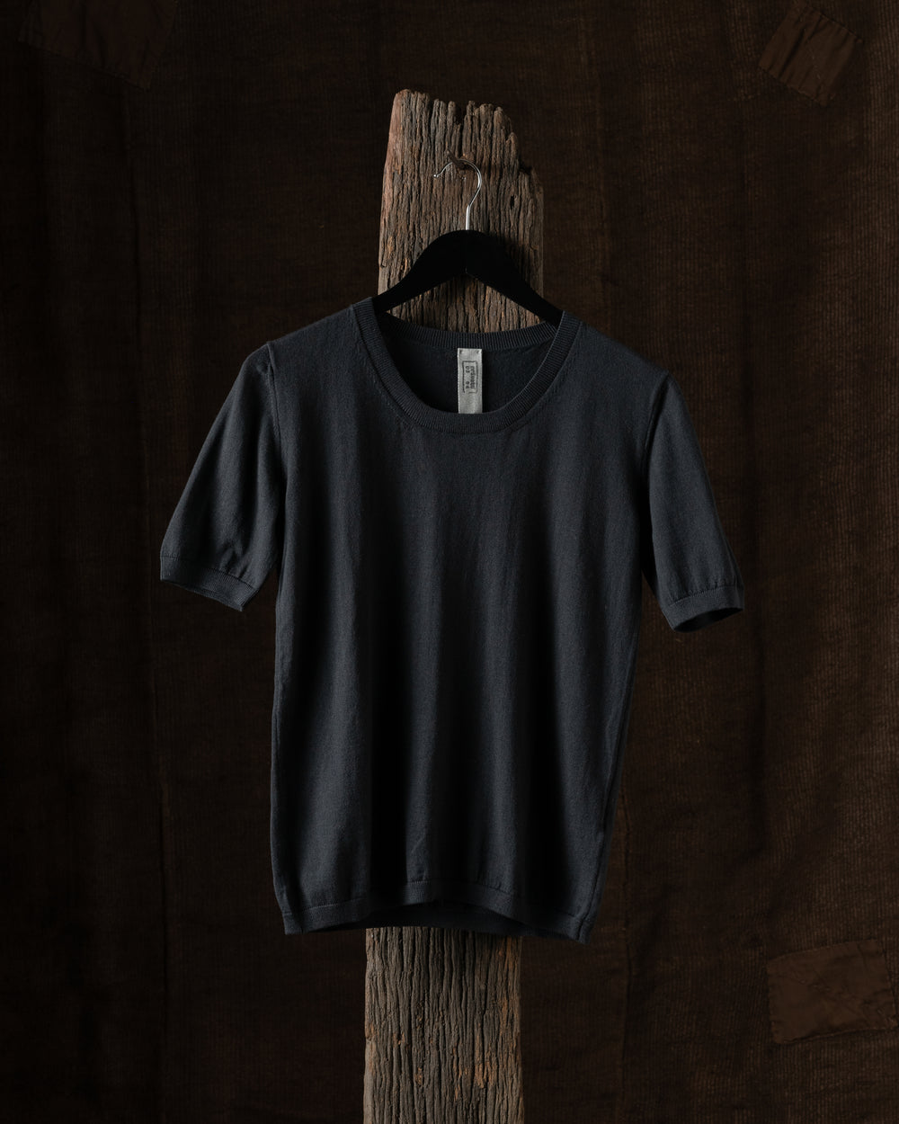 Knitted Cotton Cashmere Top Mud