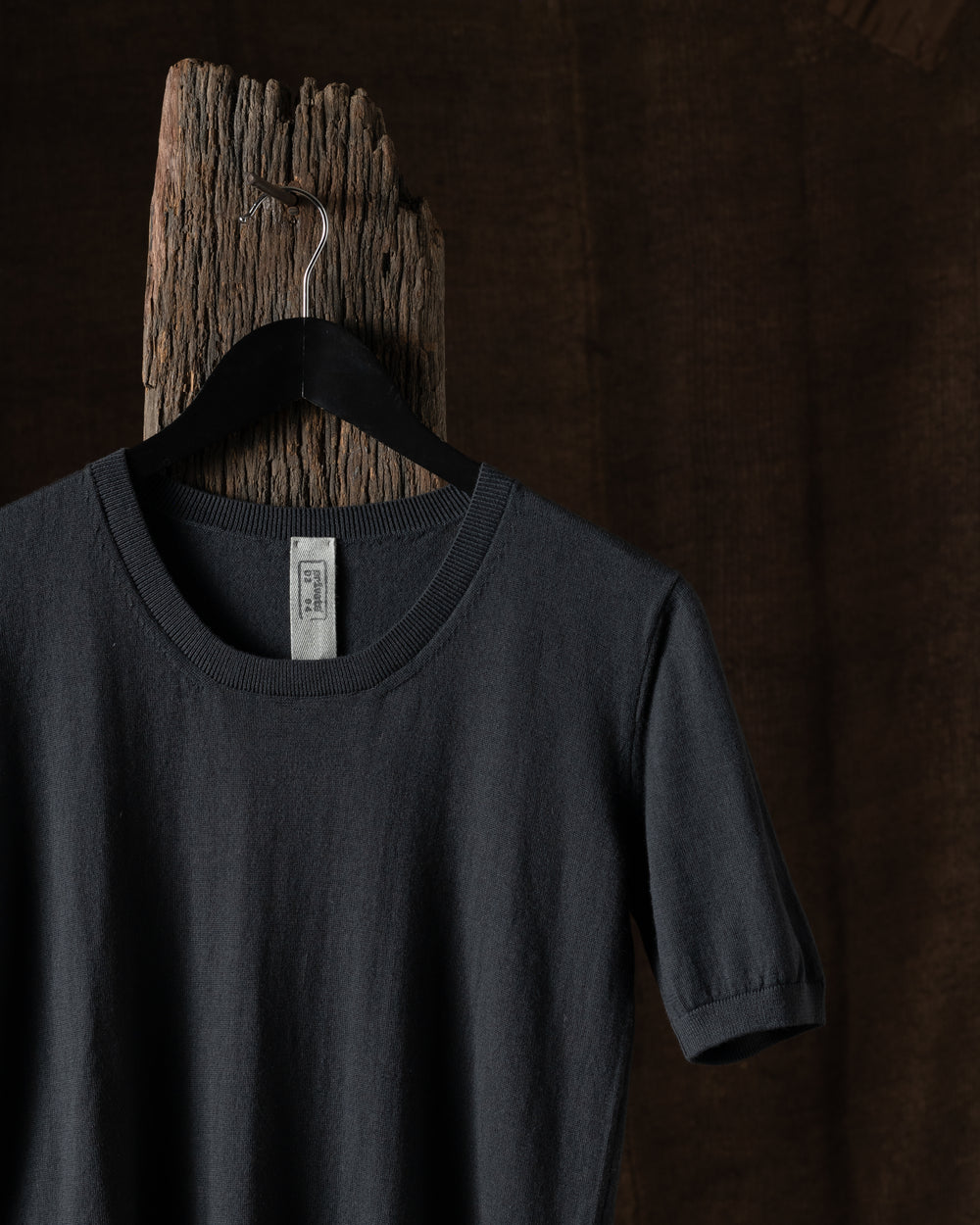 Knitted Cotton Cashmere Top Mud