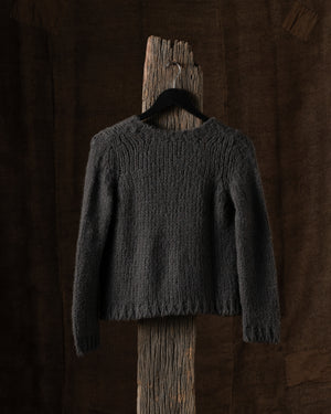 Knitted Cashmere Cardigan Mud