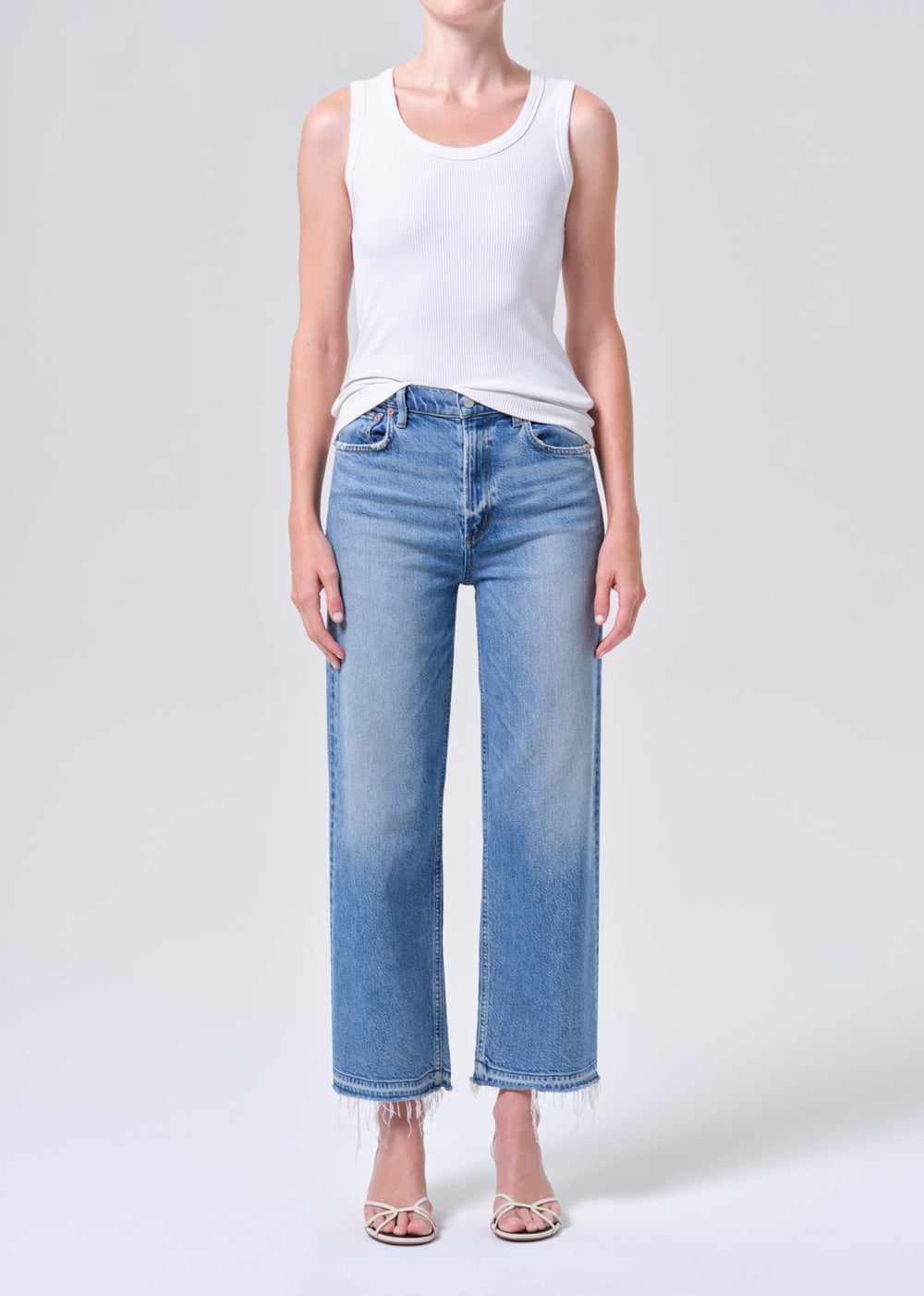 Ren High Rise Wide Leg in Measure