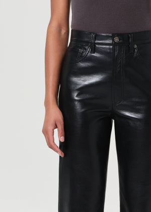 90s Pinch Waist Long in Leather Detox