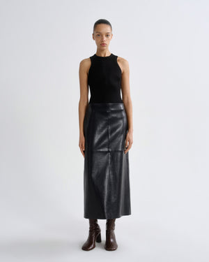 Hikson Skirt Recycled Leather Detox