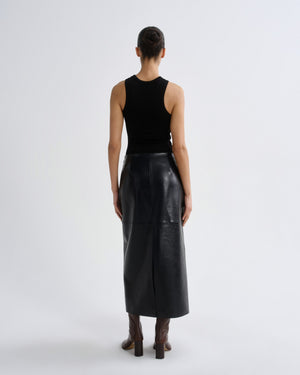 Hikson Skirt Recycled Leather Detox