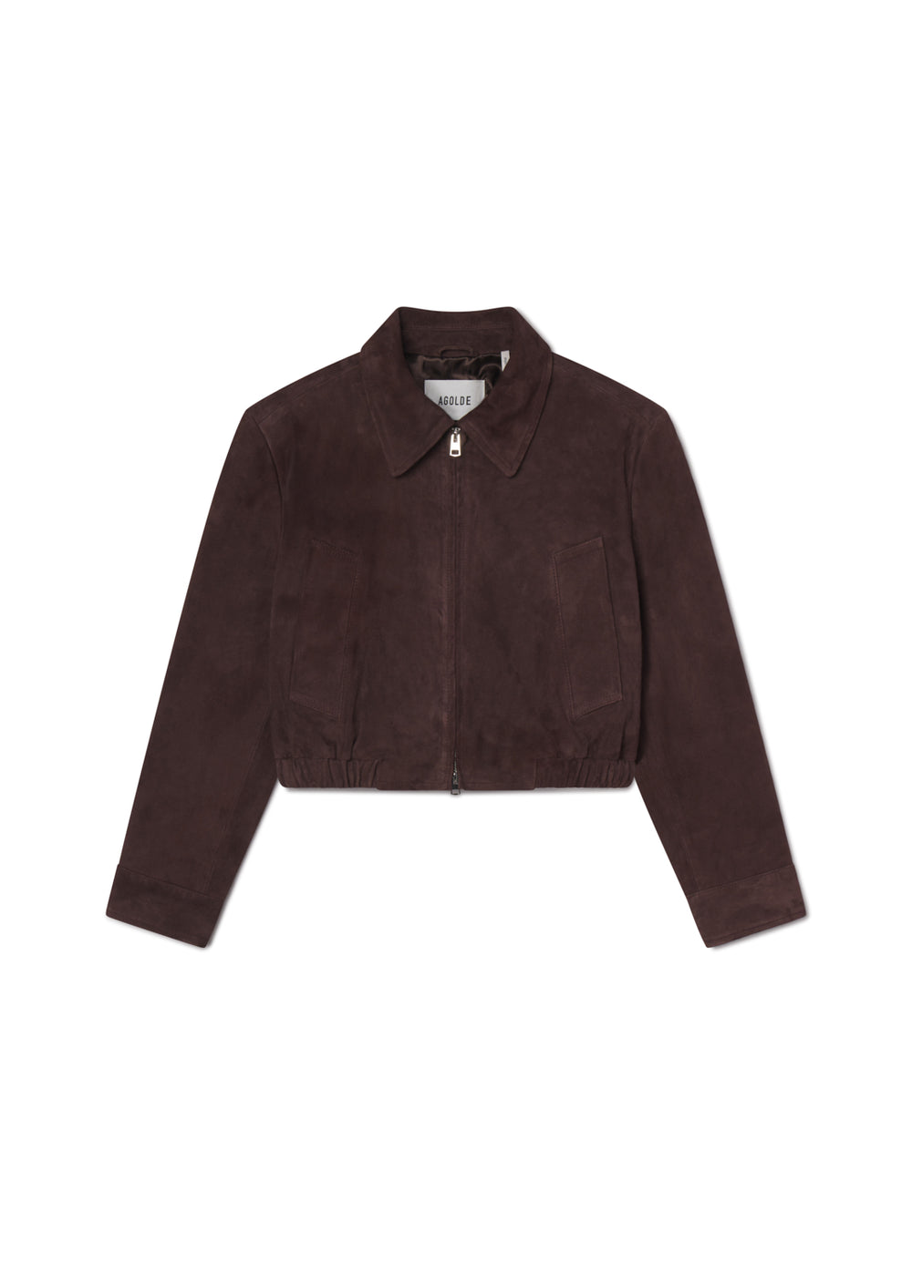Nahla Cropped Suede Jacket Root