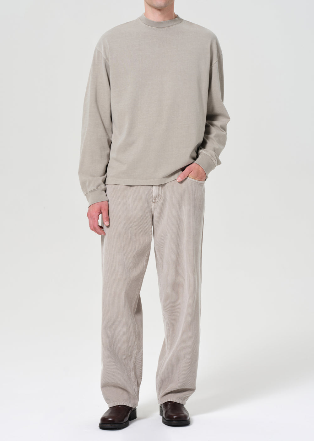 Fusion Jean Corduroy Pumice
