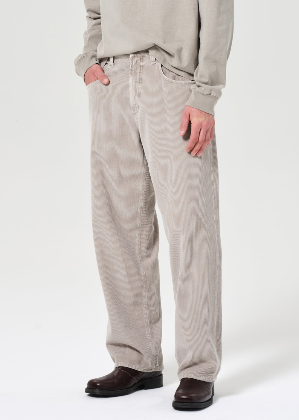 Fusion Jean Corduroy Pumice