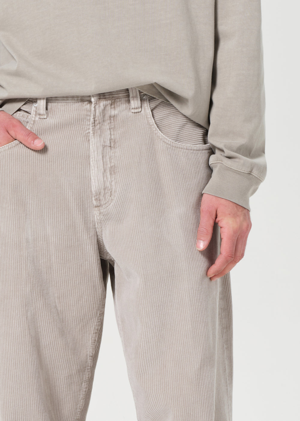 Fusion Jean Corduroy Pumice