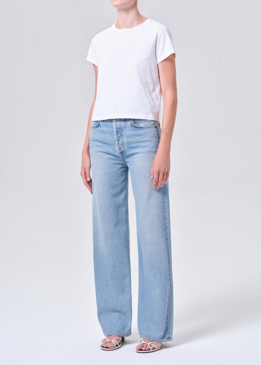 Adine Shrunken Tee White