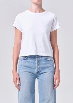 Adine Shrunken Tee White
