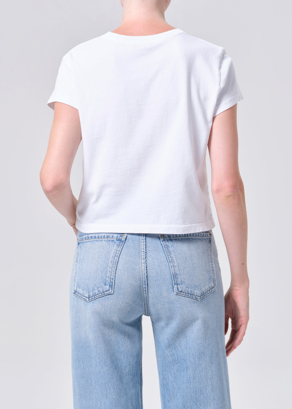 Adine Shrunken Tee White