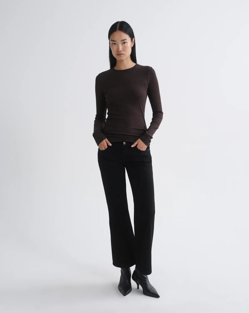 Delphi Slim Tee Ganache
