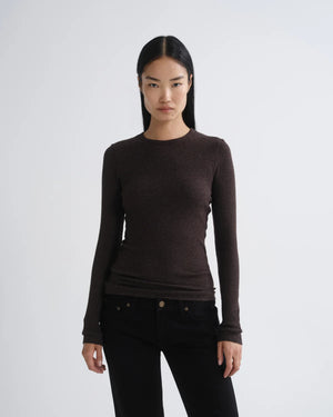 Delphi Slim Tee Ganache