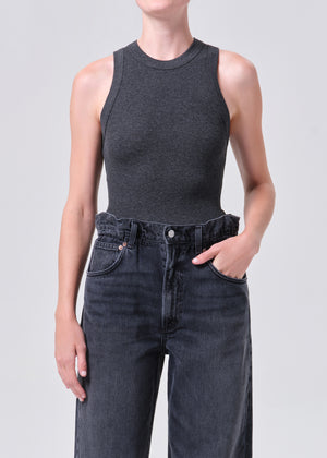 Leigh Tank Charcoal Heather