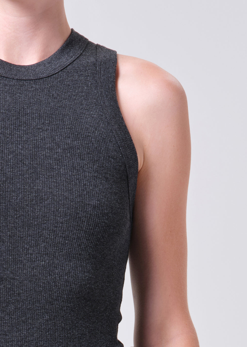 Leigh Tank Charcoal Heather