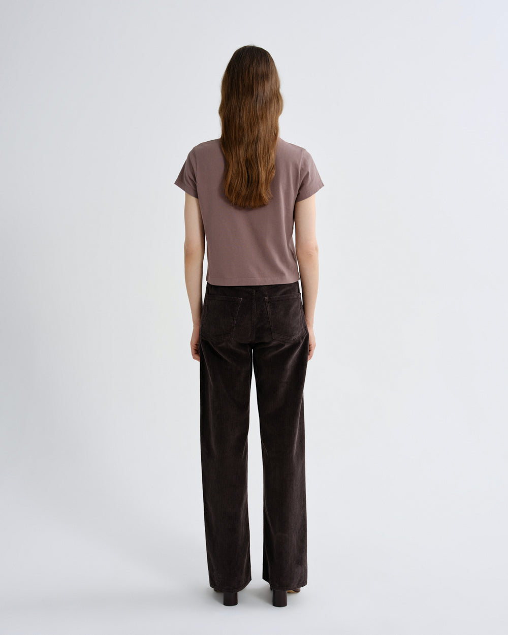 Ren High Rise Wide Leg Corduroy Forge