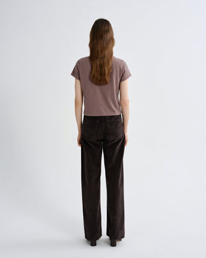 Ren High Rise Wide Leg Corduroy Forge