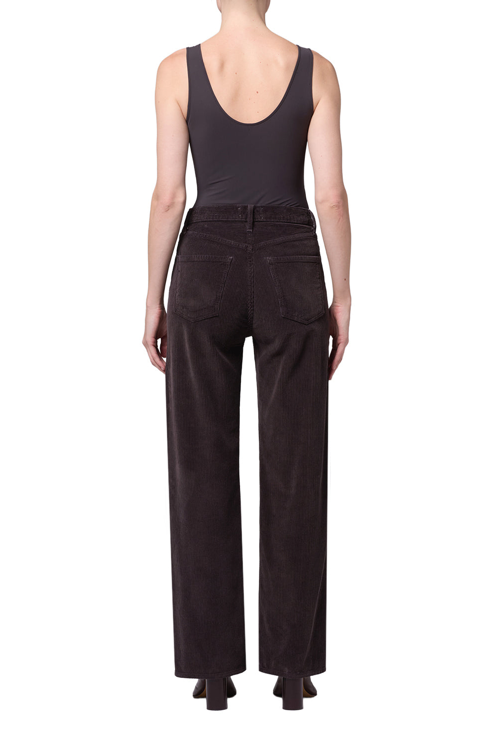 Ren High Rise Wide Leg Corduroy Forge