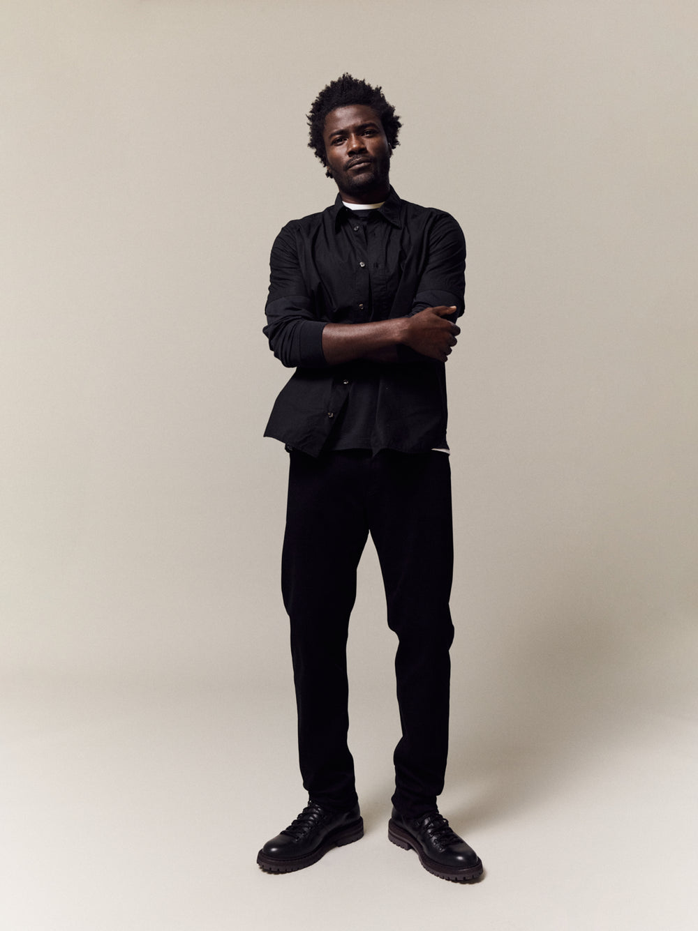 Adler Tapered Classic Stretch Twill in Black