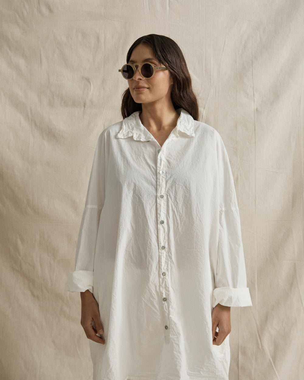 Unisex Loose Shirt TC Milk