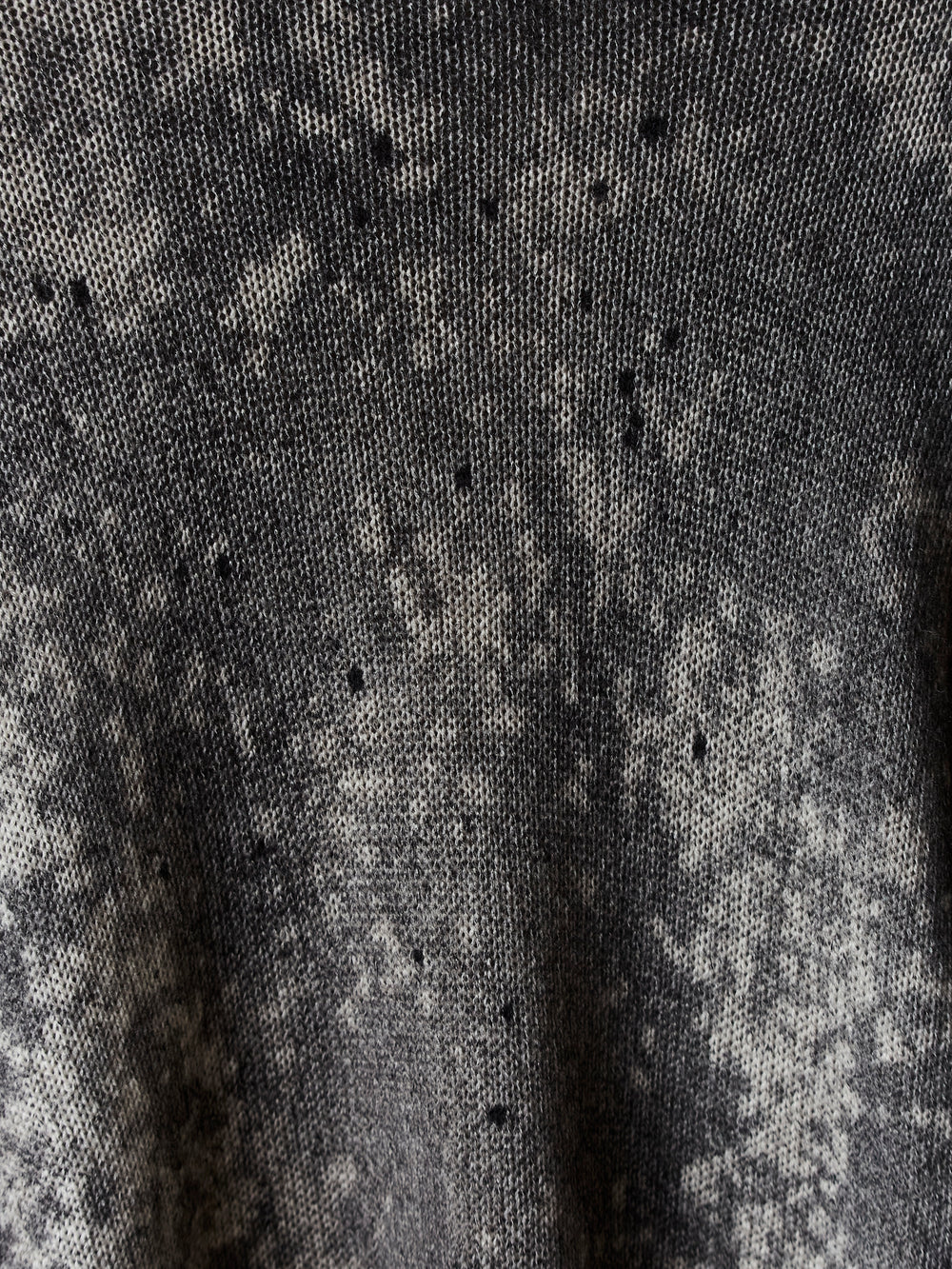 Salt Effect Round Neck Off Gauge Pullover Taupe
