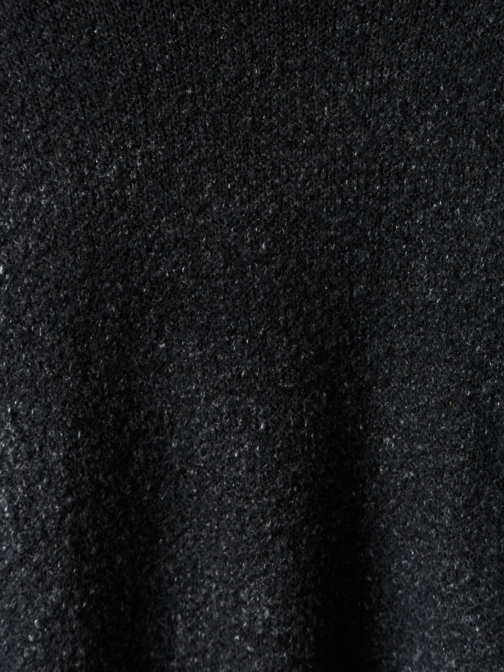 Hand Painted Cotton Hooded Pullover N/Nero