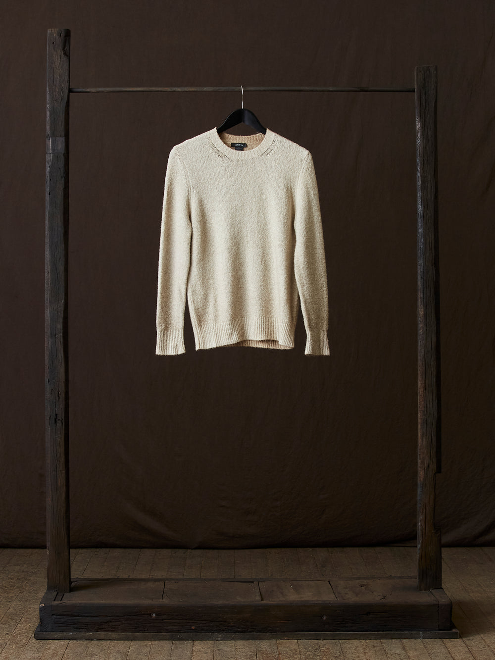 Hand Painted Cotton Pullover Taupe