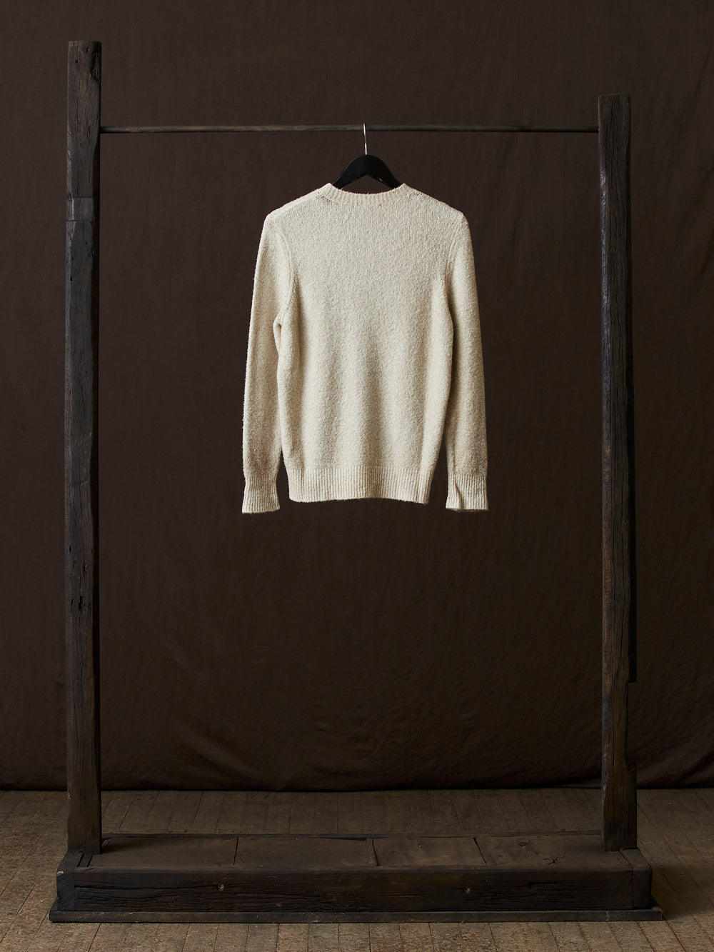 Hand Painted Cotton Pullover Taupe