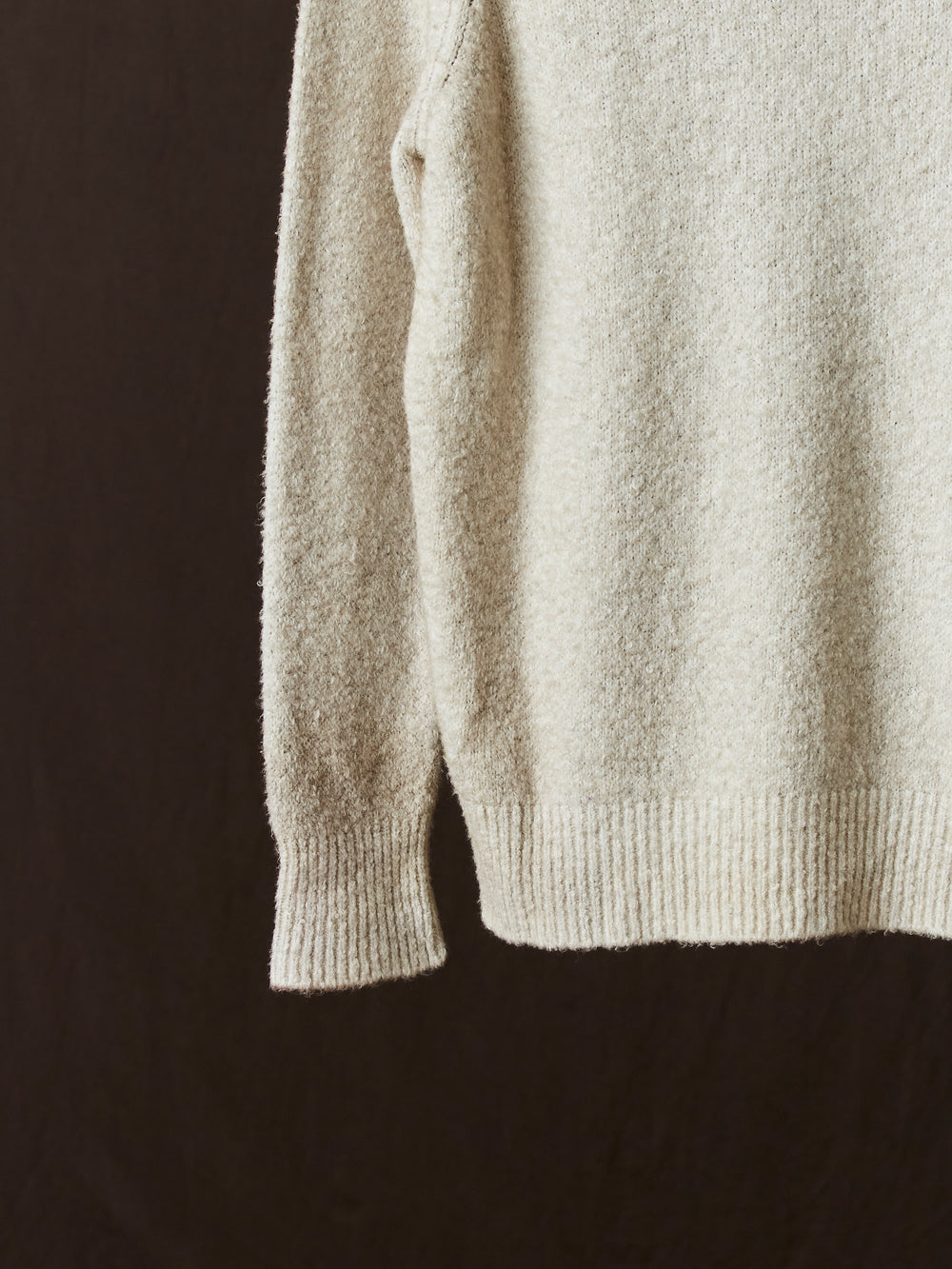 Hand Painted Cotton Pullover Taupe