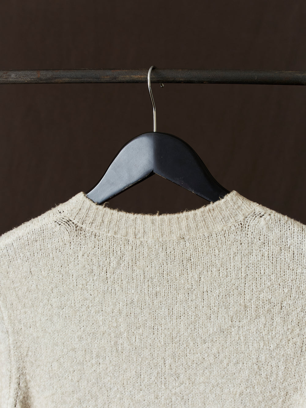 Hand Painted Cotton Pullover Taupe
