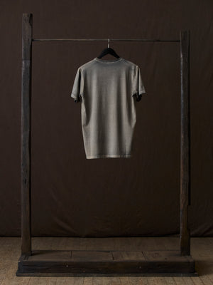 Hand Painted Cotton Jersey Tee Shirt N/Taupe
