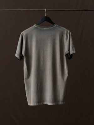 Hand Painted Cotton Jersey Tee Shirt N/Taupe
